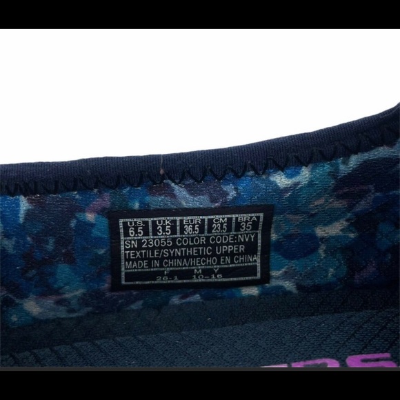 Womens Skechers Unity Go Big Navy Blue Size 6.5 - Picture 8 of 9